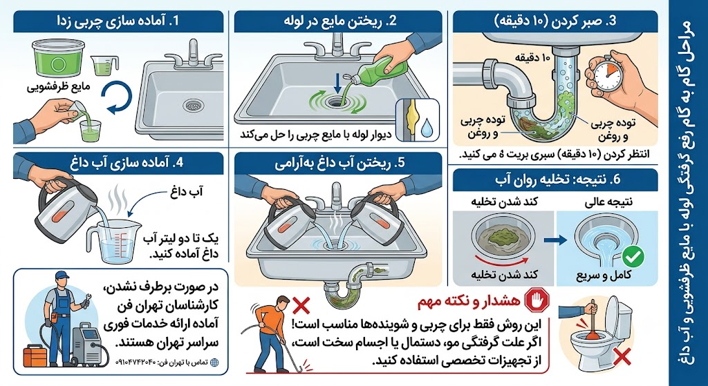 بازکردن لوله فاضلاب شمال تهران فاضلاب بازکن شبانه روزی شمال تهران