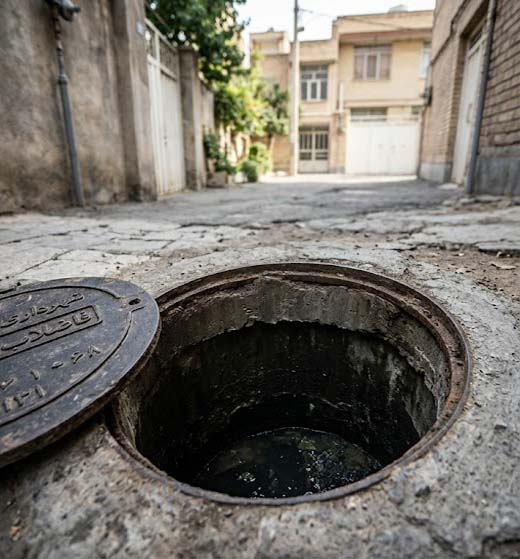 حفر چاه فاضلاب کندن چاه فاضلاب تخلیه چاه فاضلاب تهران فن