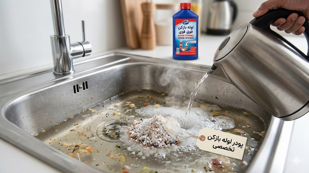 جرم گیری سینک ظرفشویی رسوب گیری سینک ظرفشویی لوله بازکنی تهران فن