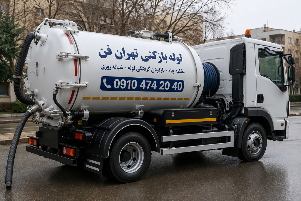 تخلیه چاه تهران فن تخلیه فاضلاب شبانه روزی تهران فن